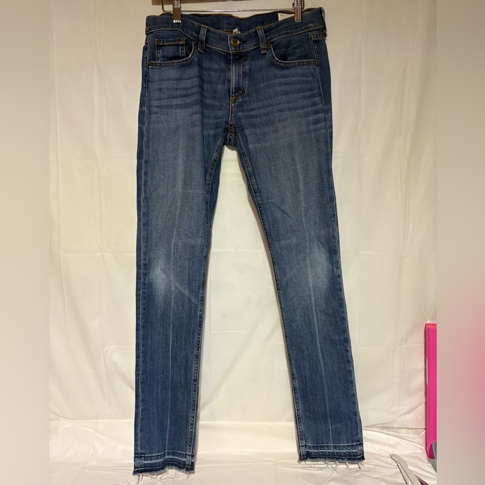 rag & bone Women's Skinny Jeans - Medium Blue Wash
